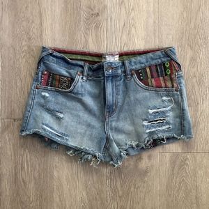 Free People Denim Shorts